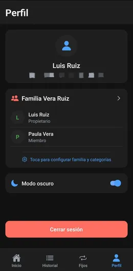 Perfil y familia